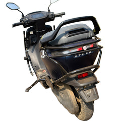 Ather Rizta black motta pipe crash guard with sliders