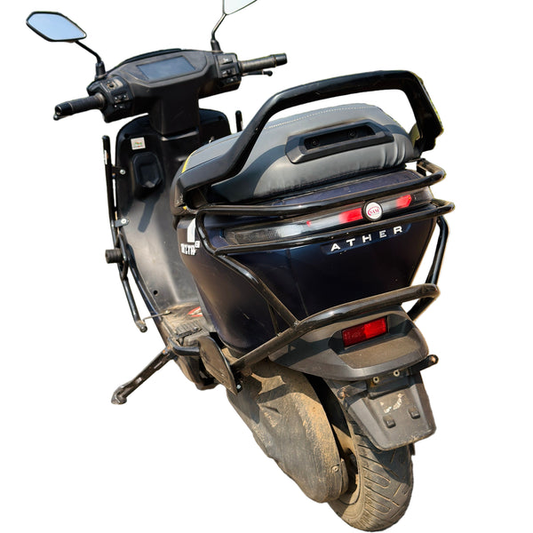 Ather Rizta black motta pipe crash guard with sliders