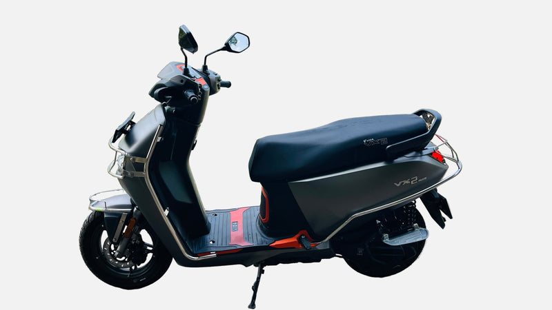 Premium Stainless steel silver crash guard for Vida VX2/VX2 Plus