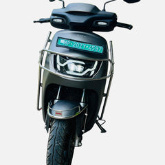 Premium Stainless steel silver crash guard for Vida VX2/VX2 Plus