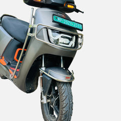 Premium Stainless steel silver crash guard for Vida VX2/VX2 Plus