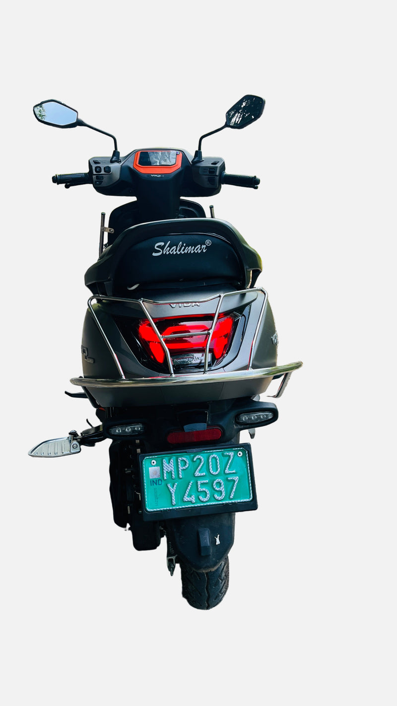 Premium Stainless steel silver crash guard for Vida VX2/VX2 Plus