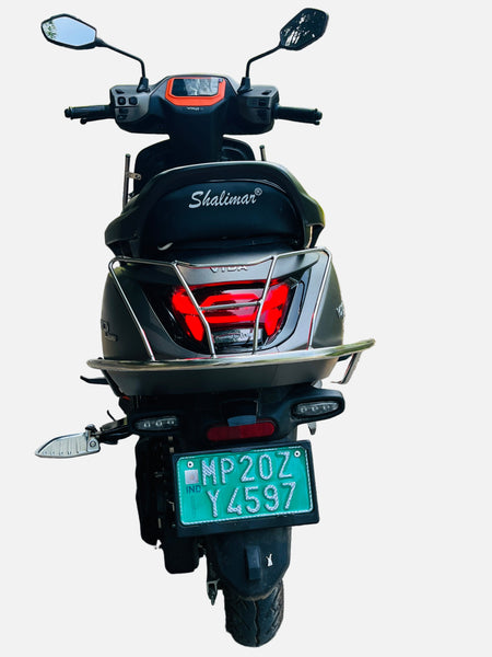 Premium Stainless steel silver crash guard for Vida VX2/VX2 Plus