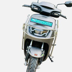 Premium Stainless steel silver crash guard for Vida VX2/VX2 Plus