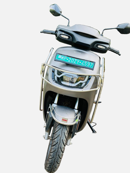 Premium Stainless steel silver crash guard for Vida VX2/VX2 Plus