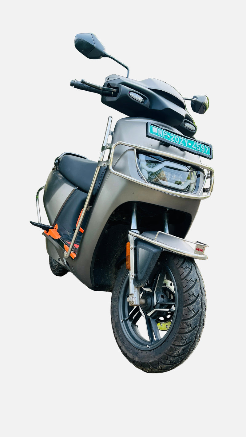 Premium Stainless steel silver crash guard for Vida VX2/VX2 Plus