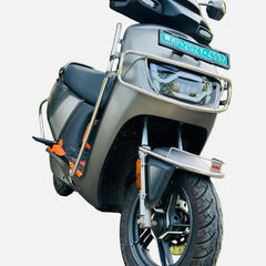 Premium Stainless steel silver crash guard for Vida VX2/VX2 Plus