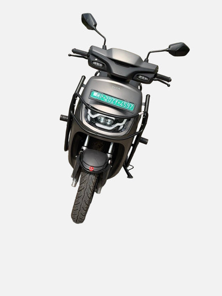 Black Motta pipe crash guard with sliders for Vida VX2/VX2 Plus