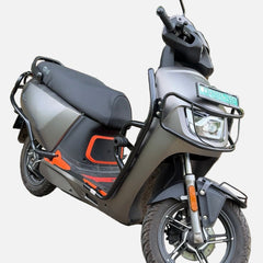 Black Motta pipe crash guard with sliders for Vida VX2/VX2 Plus