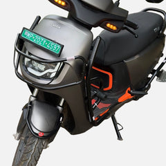 Black Motta pipe crash guard with sliders for Vida VX2/VX2 Plus