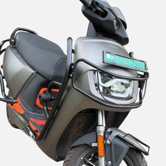 Black Motta pipe crash guard with sliders for Vida VX2/VX2 Plus