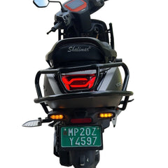 Black Motta pipe crash guard with sliders for Vida VX2/VX2 Plus