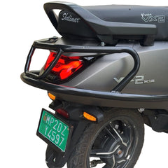 Black Motta pipe crash guard with sliders for Vida VX2/VX2 Plus