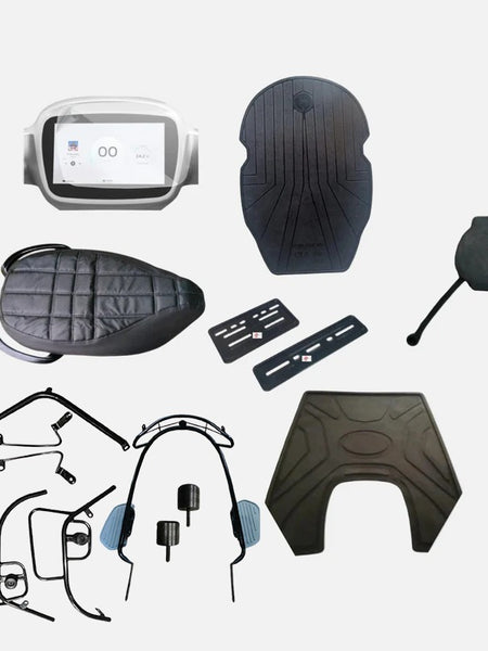 All In One Combo Kit Accessories With Motta pipe Crash Guard (with foldable footrest bothsides) For Ola S1 Air/S1 pro Gen2/Gen3