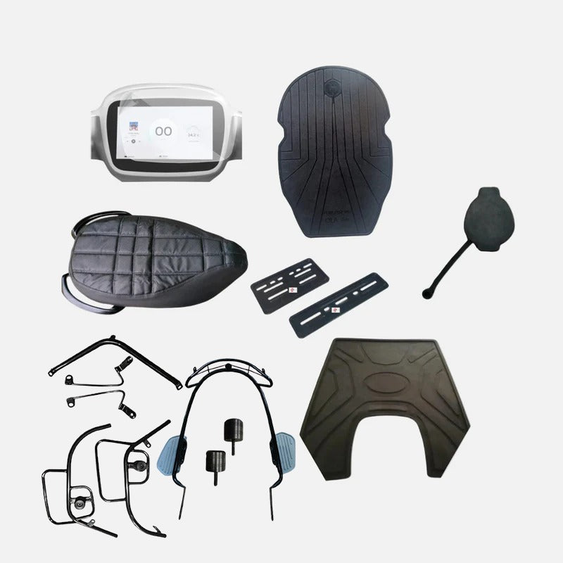 All In One Combo Kit Accessories With Motta pipe Crash Guard (with foldable footrest bothsides) For Ola S1 Air/S1 pro Gen2/Gen3