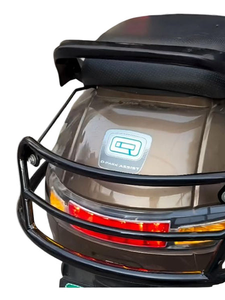 TVS I Qube Black Motta Pipe Crash Guard