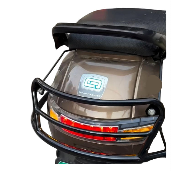 TVS I Qube Black Motta Pipe Crash Guard