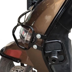 TVS I Qube Black Motta Pipe Crash Guard