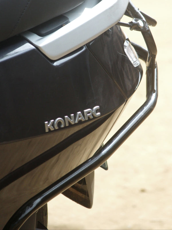 ATH KNRC Heavy Duty Black Motta Pipe Crash Guard with Sliders