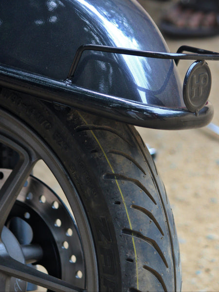 ATH KNRC Heavy Duty Black Motta Pipe Crash Guard with Sliders