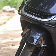 ATH KNRC Heavy Duty Black Motta Pipe Crash Guard with Sliders