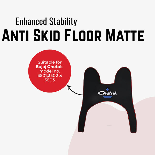 Bajaj Chetak anti skid premium colored floor matte 3201/3202/2903/2433