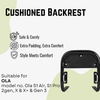 Cushioned Backrest for Ola S1 Air/ Ola S1 pro Gen2/ Ola S1X and X+