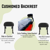 Cushioned Backrest for Ola S1 Air/ Ola S1 pro Gen2/ Ola S1X and X+