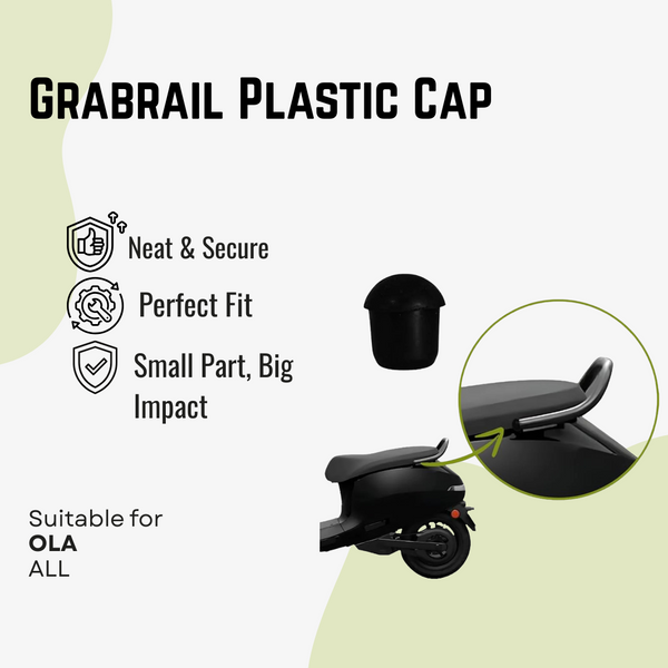 Ola Grabrail Plastic Caps (Set Of 2)