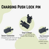Ola Charging Push Lock pin