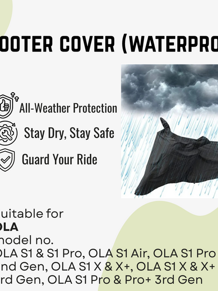 Ola Scooter Cover (Waterproof) Compatible With All Models