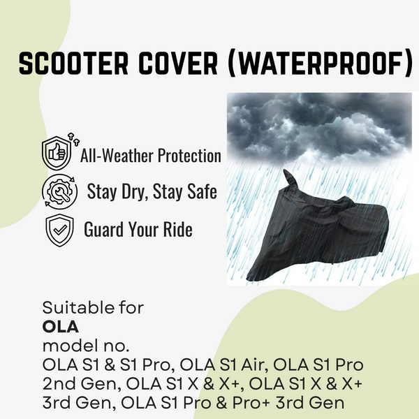 Ola Scooter Cover (Waterproof) Compatible With All Models