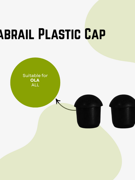 Ola Grabrail Plastic Caps (Set Of 2)
