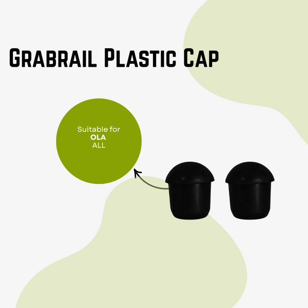 Ola Grabrail Plastic Caps (Set Of 2)
