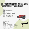Ola OE Premuim Black Metal Side Footrest Left and Right