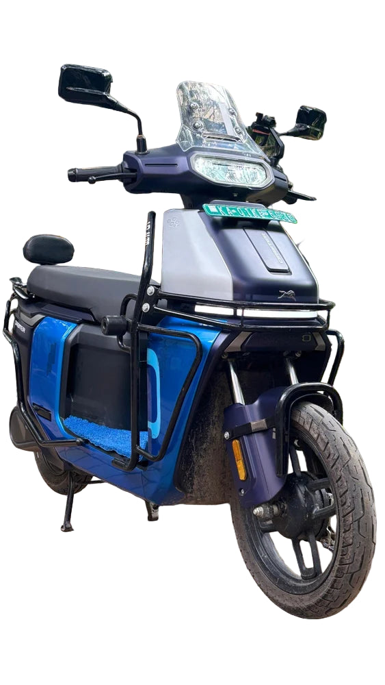 TVS Orbiter Black Motta Pipe Crash Guard With Sliders