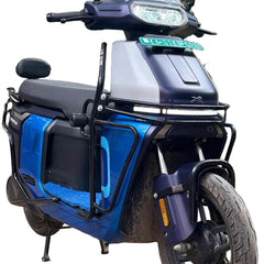 TVS Orbiter Black Motta Pipe Crash Guard With Sliders