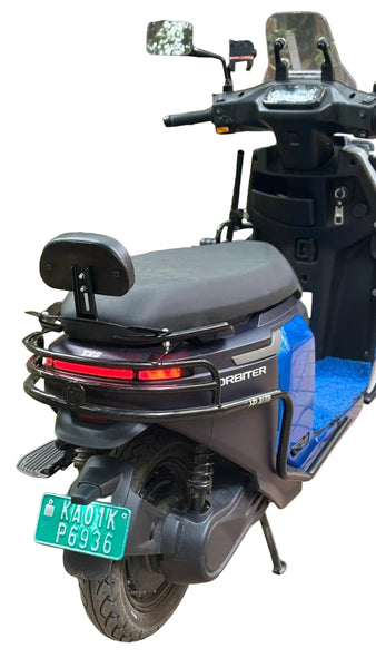 TVS Orbiter Black Motta Pipe Crash Guard With Sliders