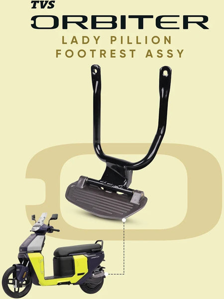 TVS Orbiter Lady Pillion Footrest – Rear Passenger Footrest