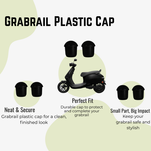 Ola Grabrail Plastic Caps (Set Of 2)